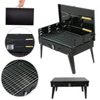 Foldable Stainless Steel Briefcase Style Barbecue Grill Toaster