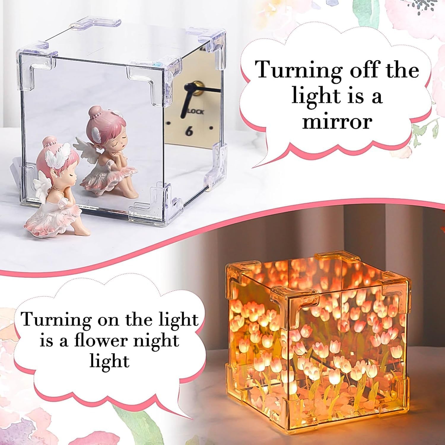 Led Cube Decorative Nights Lamp For Bedroom