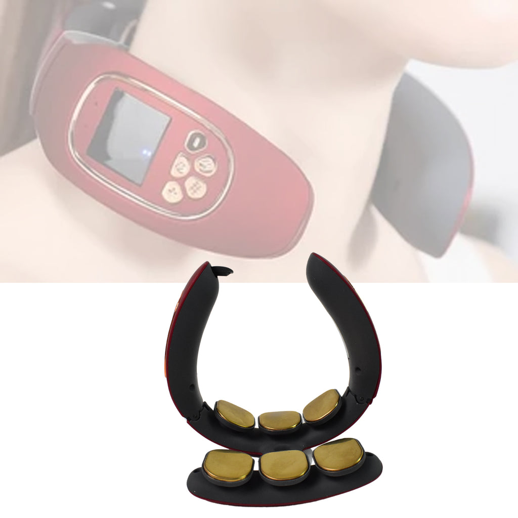 6 Heads Wireless Smart Electric Neck And Back Pulse Massager