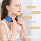 6 Heads Wireless Smart Electric Neck And Back Pulse Massager