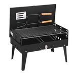 Foldable Stainless Steel Briefcase Style Barbecue Grill Toaster