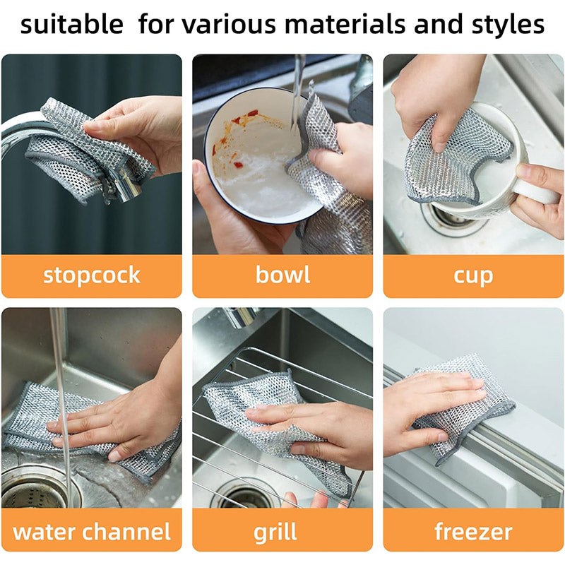 Multifunctional Non-Scratch Wire Dishcloth
