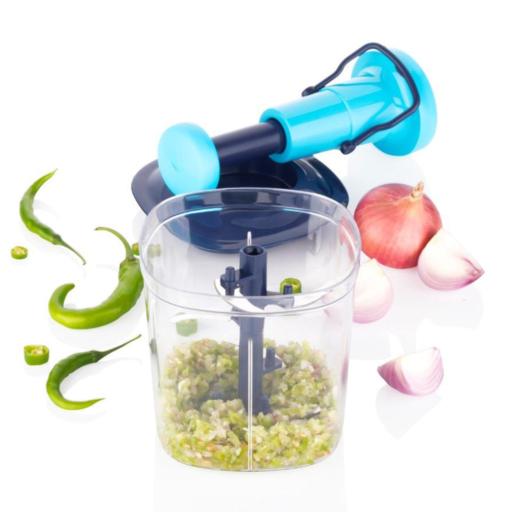 6 Blades Manual Hand-press Vegetable Chopper