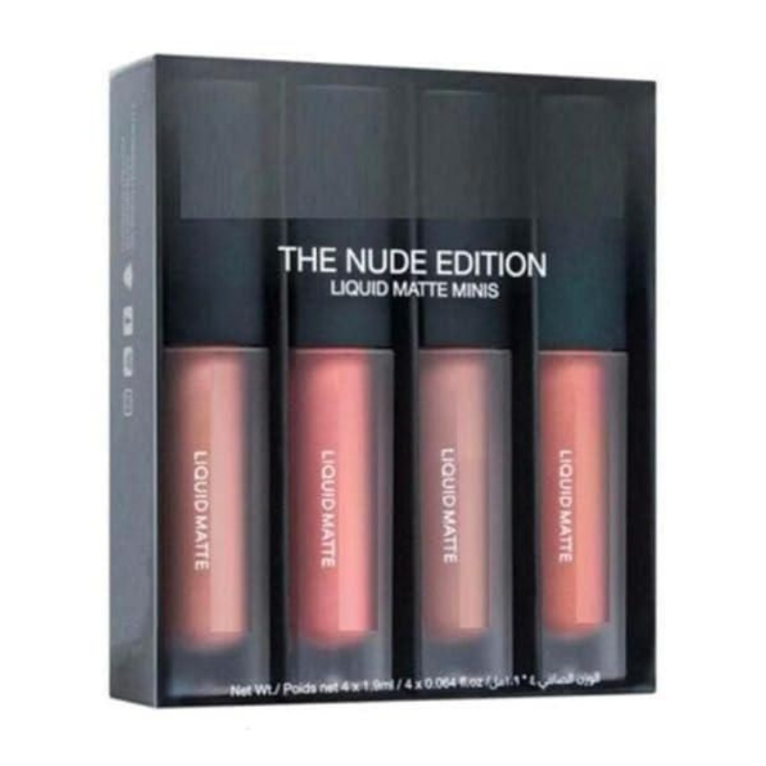 Nude Red Edition Different Shades Liquid Lipstick Set