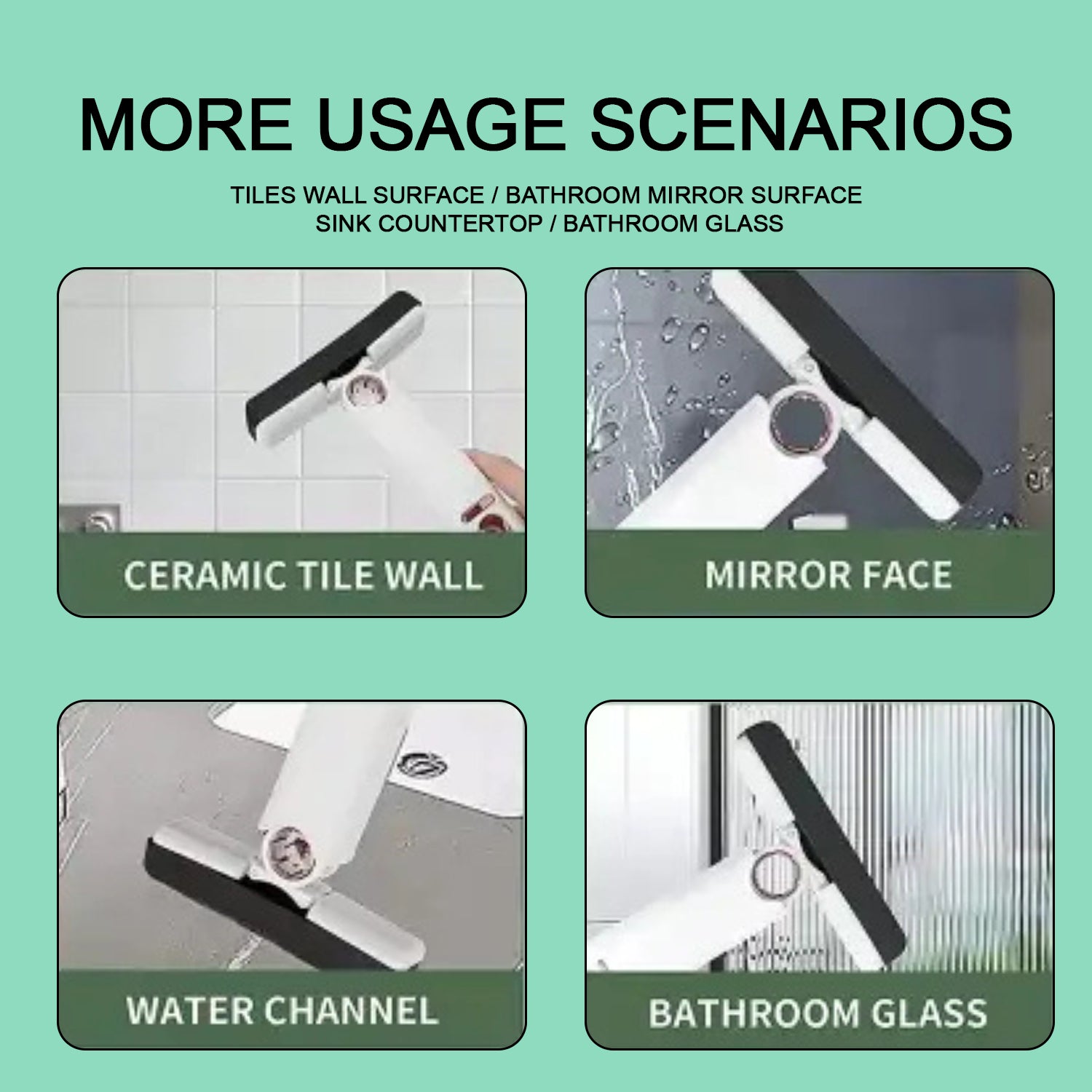 Portable Self-squeeze Short Mop