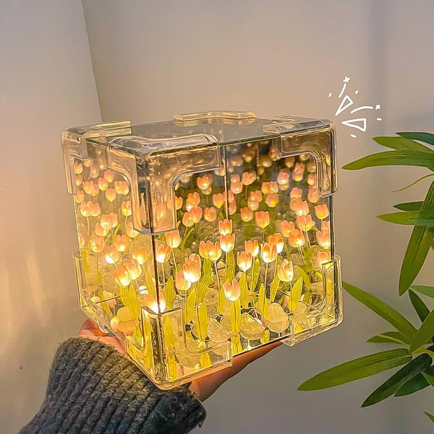 Led Cube Decorative Nights Lamp For Bedroom