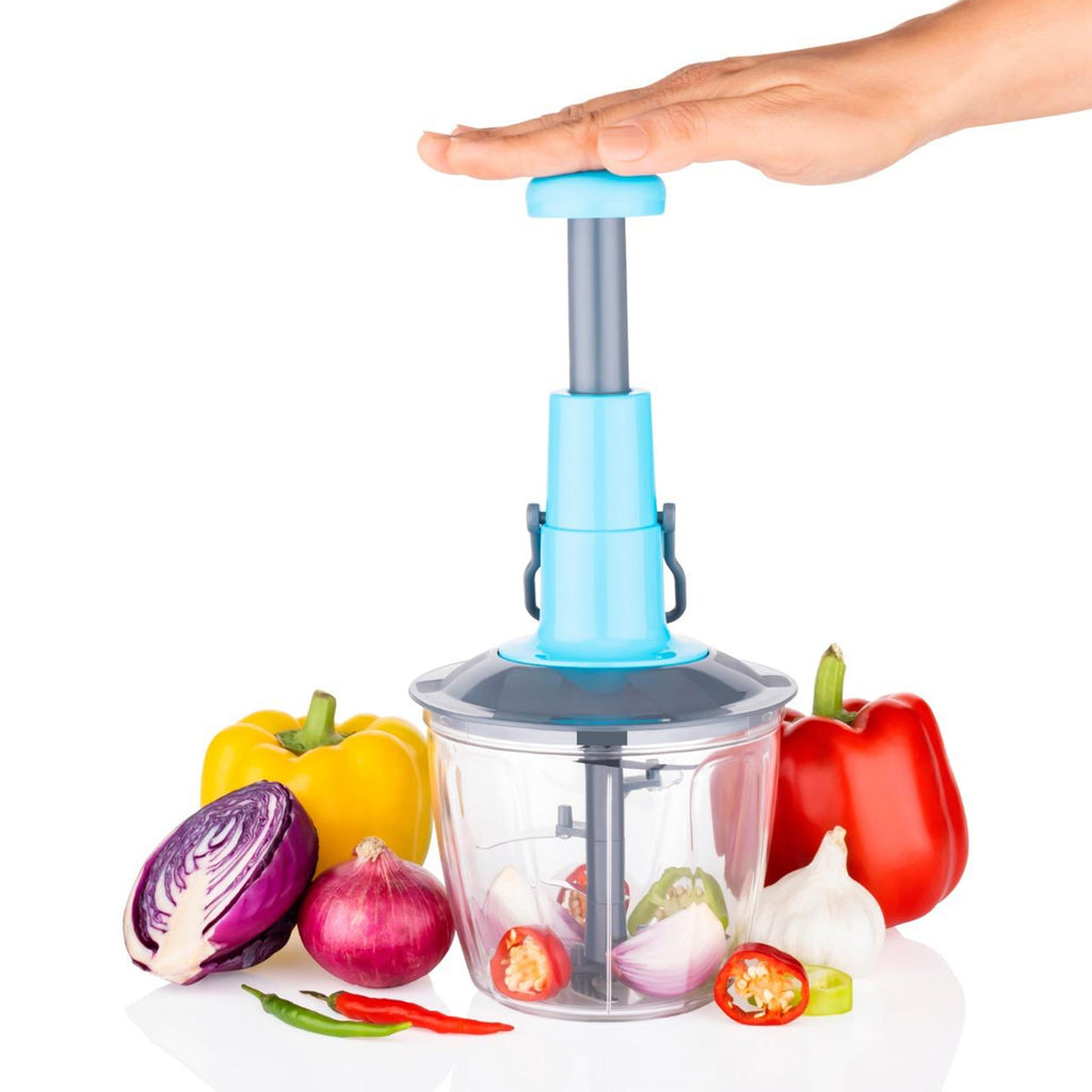 6 Blades Manual Hand-press Vegetable Chopper