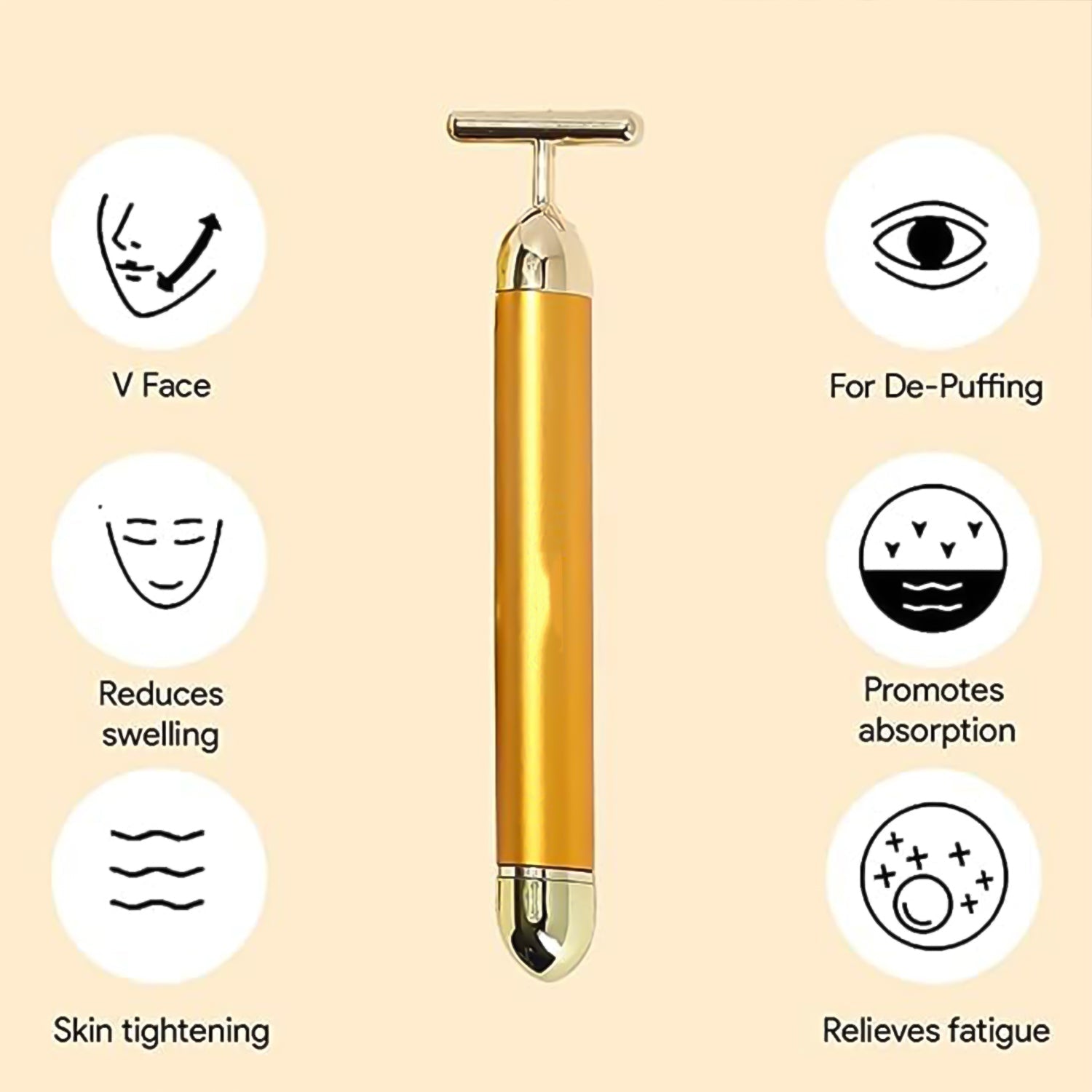 Golden Energy Face Massager