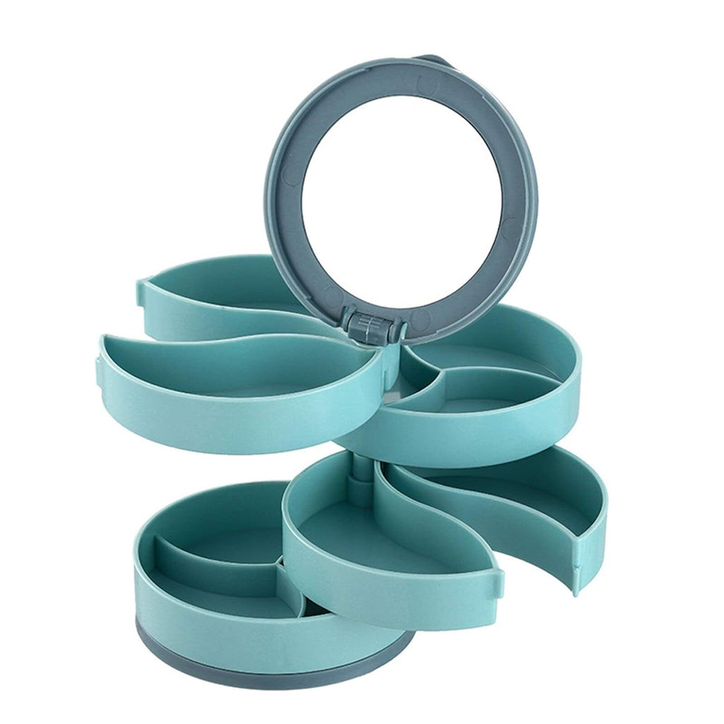 4 Layers Jewellery Organizer With Mirror