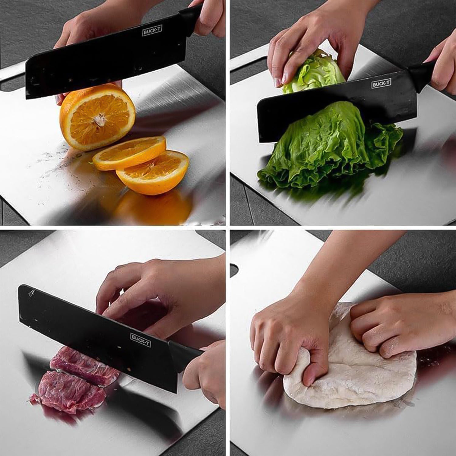 Stainless Steel Vegetable Cutting Board