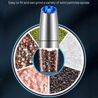 Automatic Gravity Electric Salt And Pepper Grinder Mill